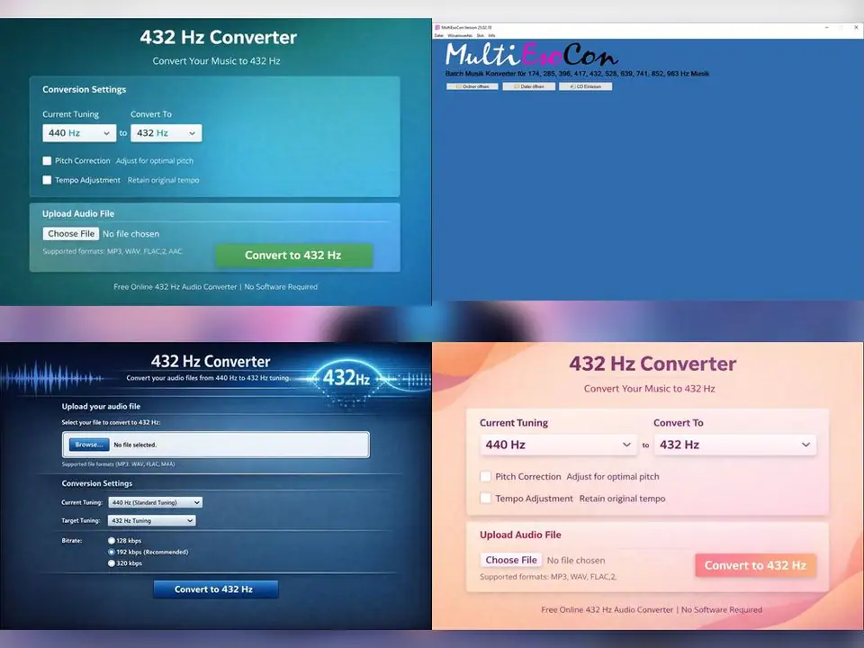 Batch Convert to 852 Hz