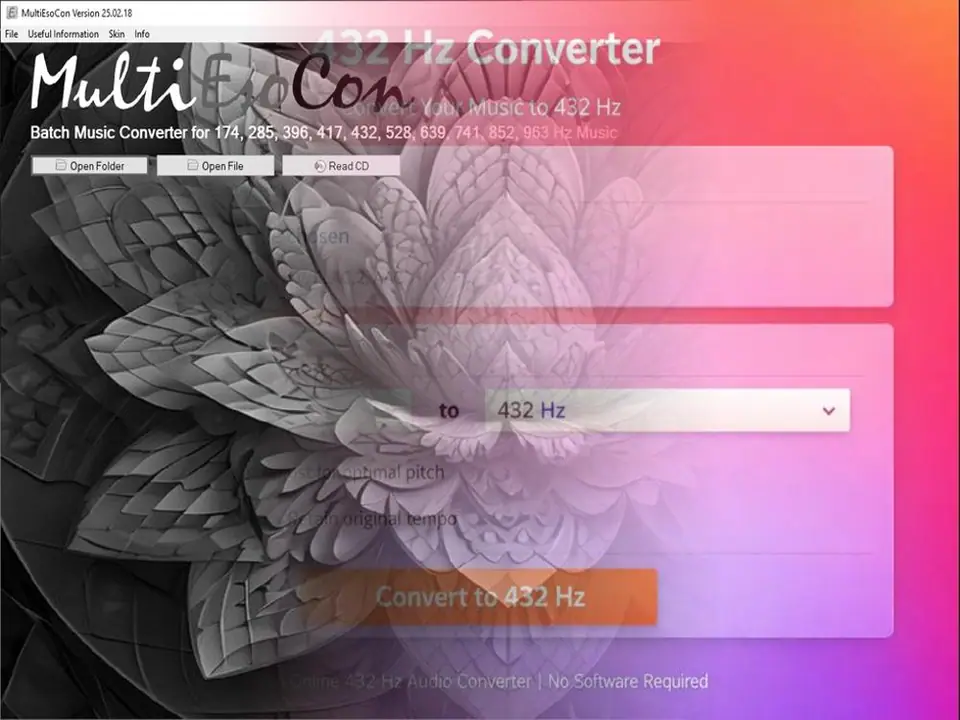 Bulk Convert to 174 Hz