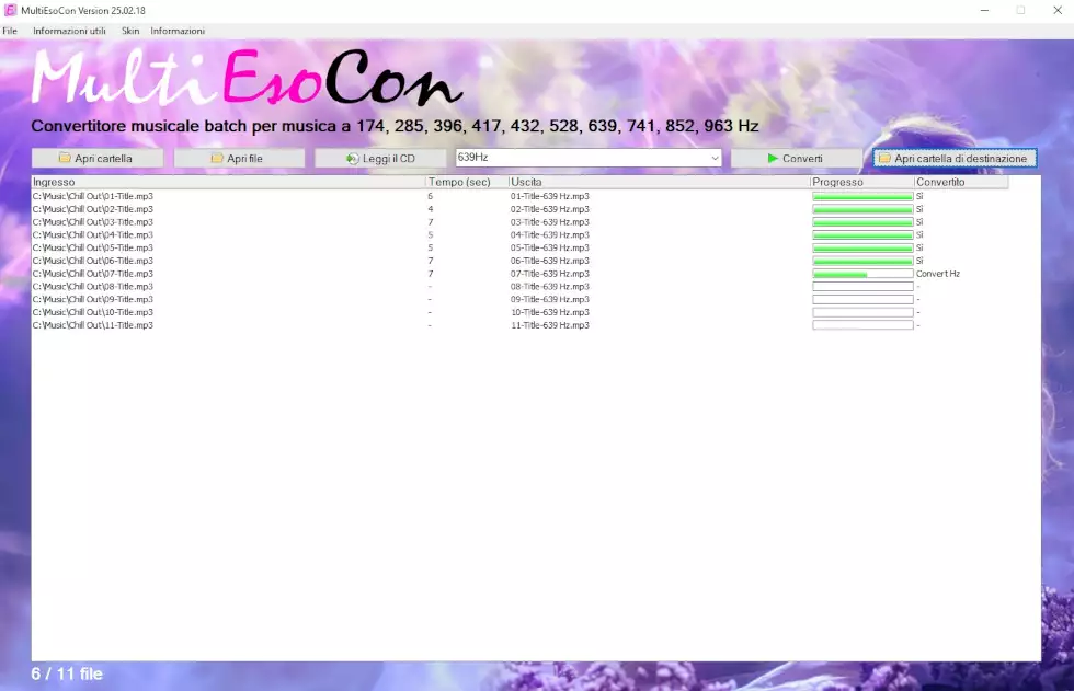 Convertitore a 639 Hz
